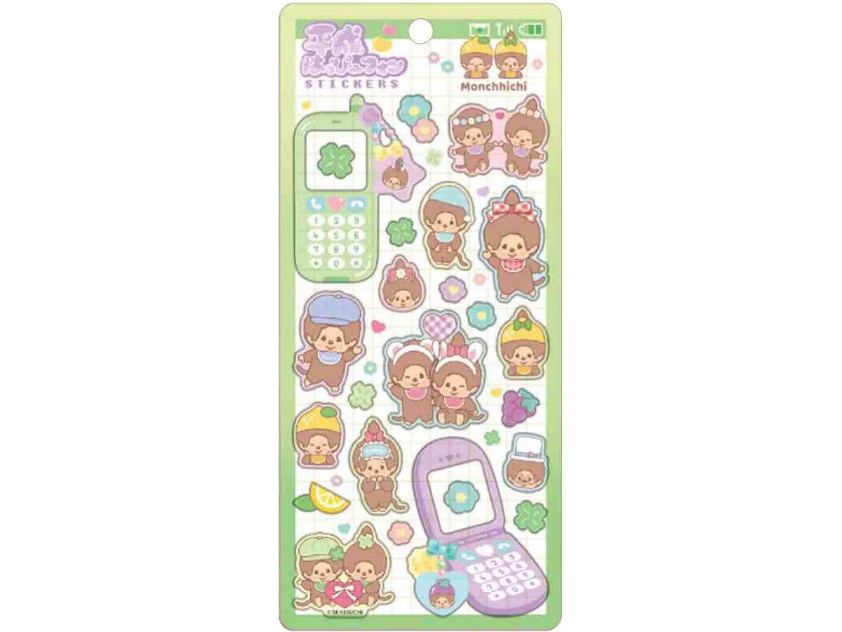 Monchhichi: Heisei Happy Phone Stickers / Monchhichi / Stylish