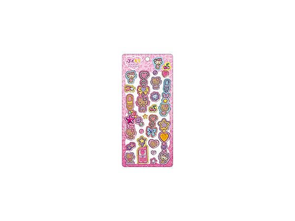 Sanrio: Pukkila Charm Sticker / Hello Kitty / Leopard Mode