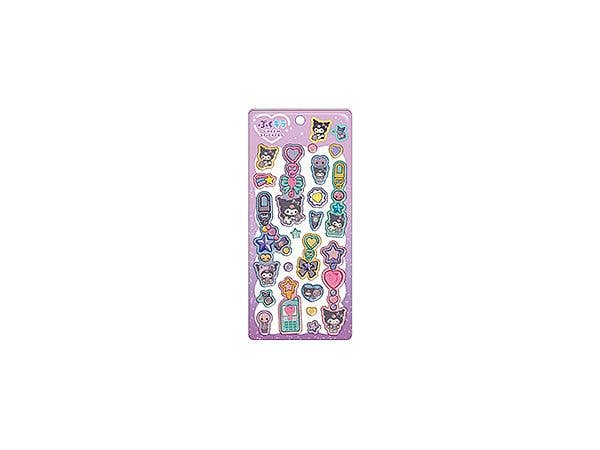 Sanrio: Pukkira Charm Sticker / Kuromi
