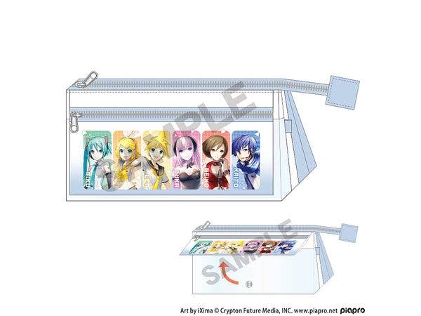 Hatsune Miku: Flap Pocket Pencil Case, Blue