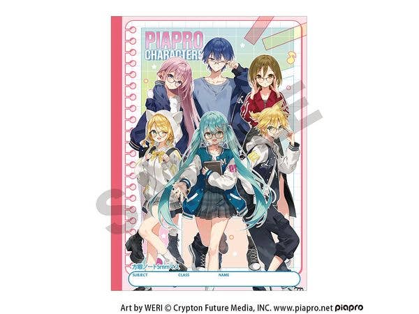 Hatsune Miku: B5 Grid Notebook Collection Glasses Style