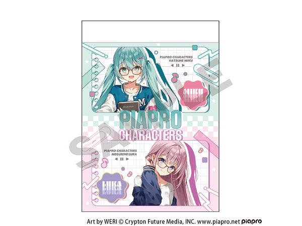Hatsune Miku: Mini Memo Hatsune Miku & Megurine Luka Glasses Style