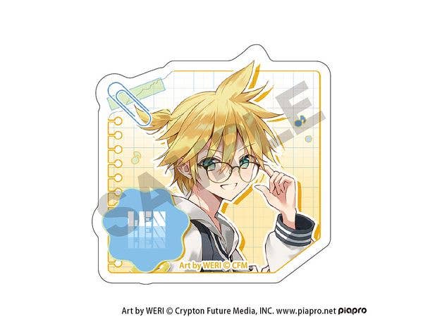 Hatsune Miku: Acrylic Hair Clip Kagamine Len Glasses Style