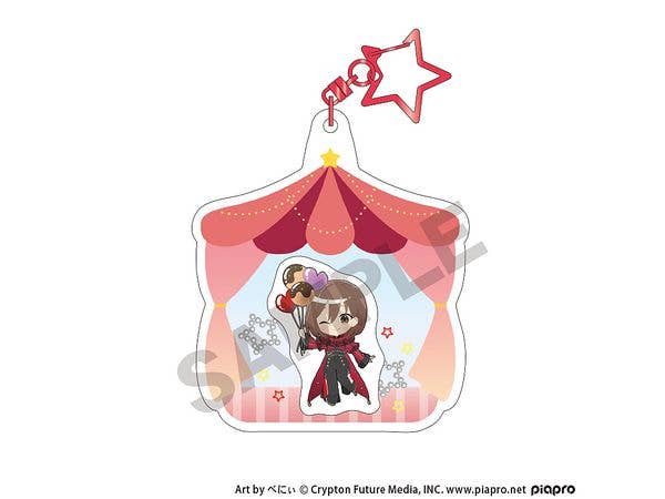 Hatsune Miku: Air-In Keychain Meiko Black Circus Mini Character
