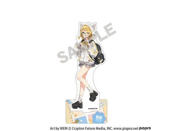 Hatsune Miku: Acrylic Stand Kagamine Rin Glasses Style