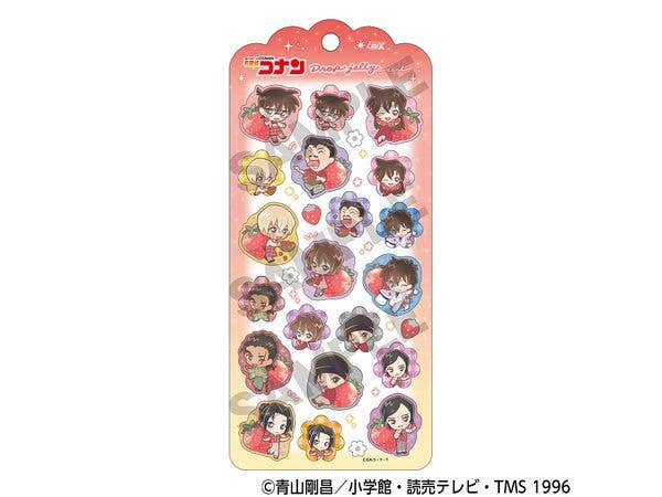 Detective Conan: Drop Jelly Stickers - Chara Peko Strawberry Picking