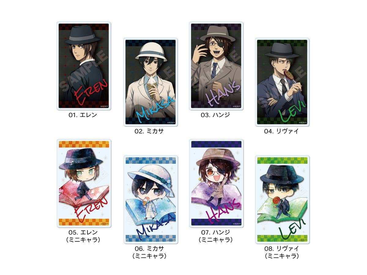 Attack on Titan The Final Season: Acrylic Card / 01 1Box 8pcs