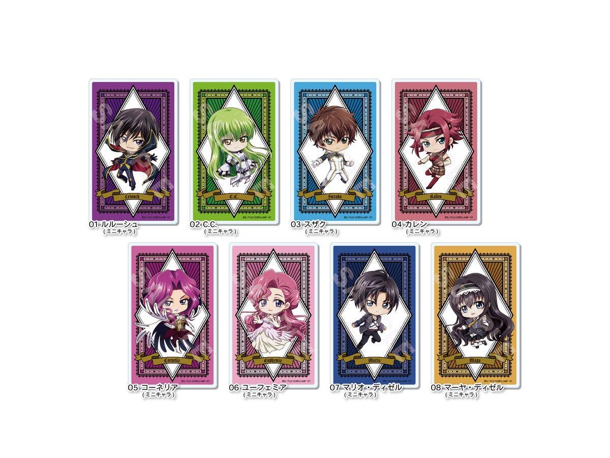 Code Geass: Lelouch Of The Rebellion Lost Stories: Acrylic Card / 01Box B 1Box 8Pcs