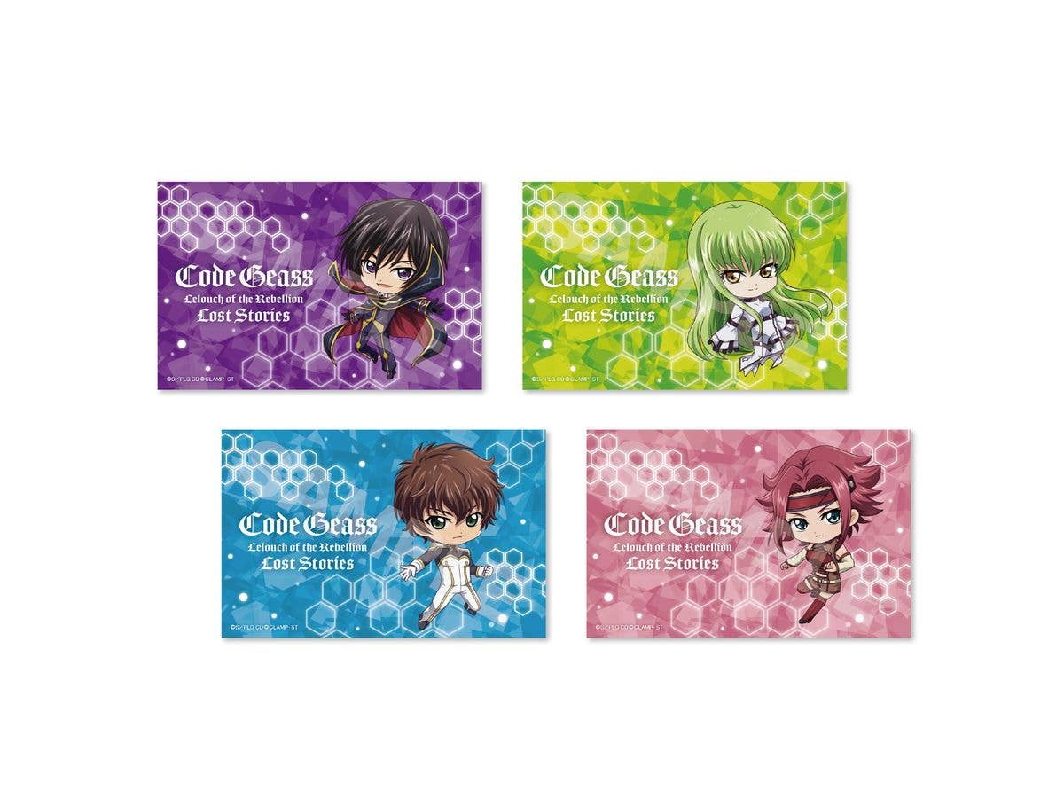 Code Geass: Lelouch Of The Rebellion Lost Stories: Satin Stickers / 01Box B 1Box 8Pcs