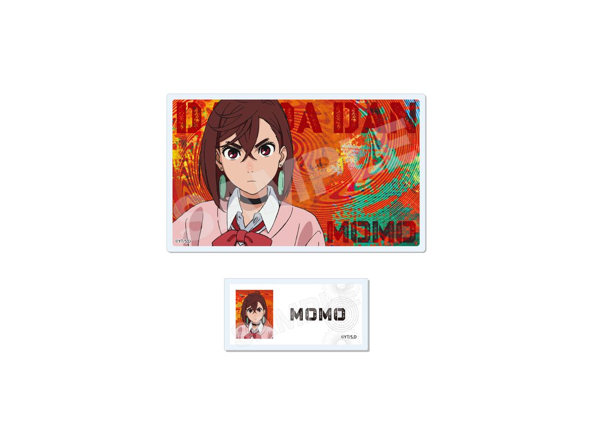 Tv Anime DAN DADAN: Acrylic Card + Acrylic Badge Set /01 Momo (Reissue)