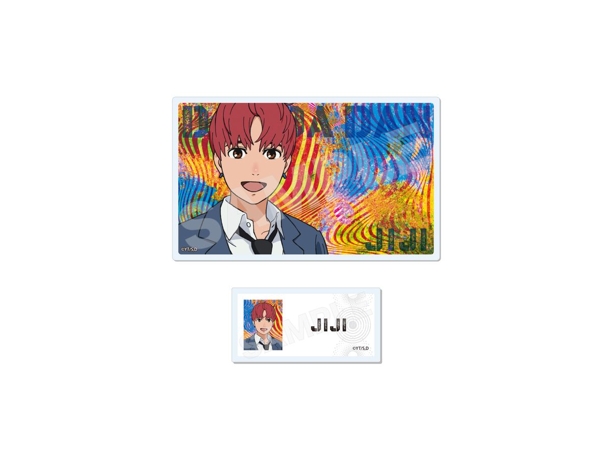 Tv Anime DAN DADAN: Acrylic Card + Acrylic Badge Set /04 Jiji (Reissue)