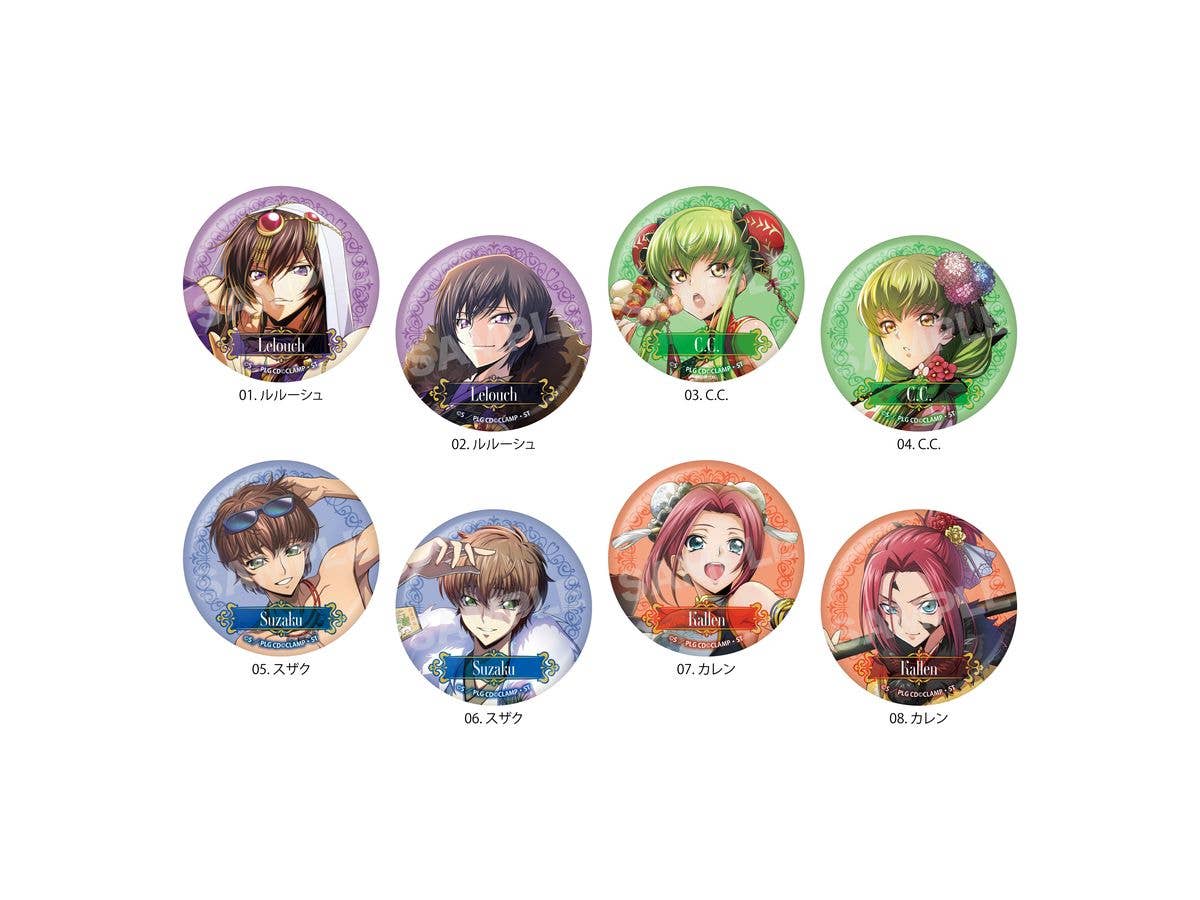 Code Geass: Lelouch Of The Rebellion Lost Stories: Can Badge / 01 1Box 8Pcs