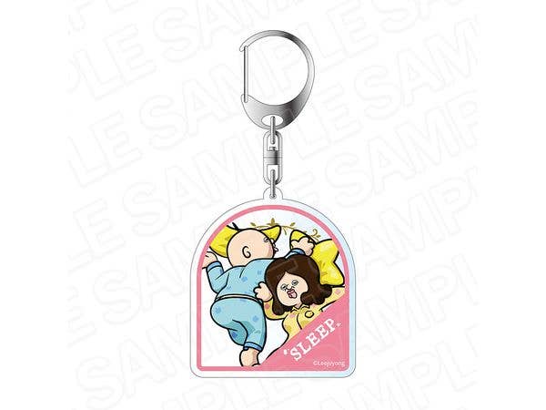 Panpan-kun's Daily Life: Acrylic Keychain SLEEP Tarot ver.