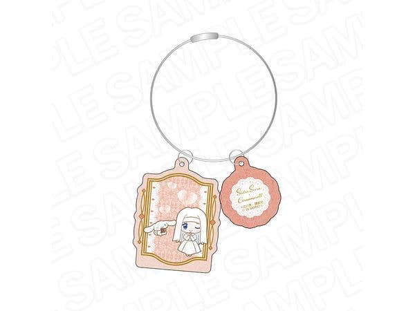 Phantom Thief Saint Tail x Sanrio Characters: Sparkling Wire Double-Sided Keychain - Sister x Cinnamoroll