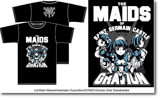 Gravion Maids T-Shirt Black L
