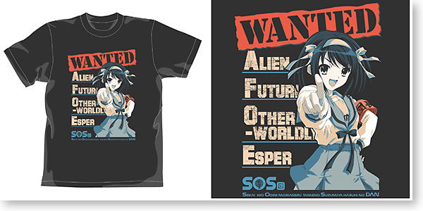 Suzumiya Haruhi T-Shirt Charcoal L | HLJ.com Suzumiya Haruhi T-Shirt Charcoal L | HLJ.com