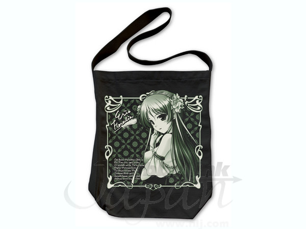 Eris Floralia Shoulder Tote Bag Black