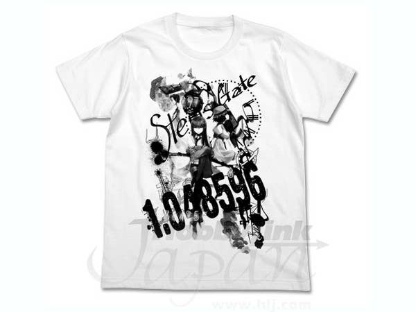 STEINS;GATE Collage T-Shirt White L