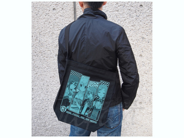 GJ Club Shoulder Tote Bag Black