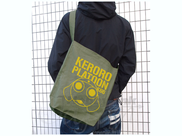 Keroro Platoon Shoulder Tote Bag Moss