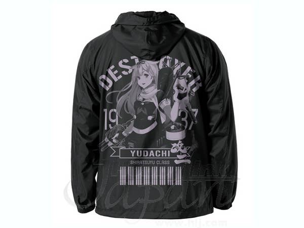 その他 WIND BREAKER Destroyer Yudachi Hooded Wind Breaker Black x Red XL | HLJ.com