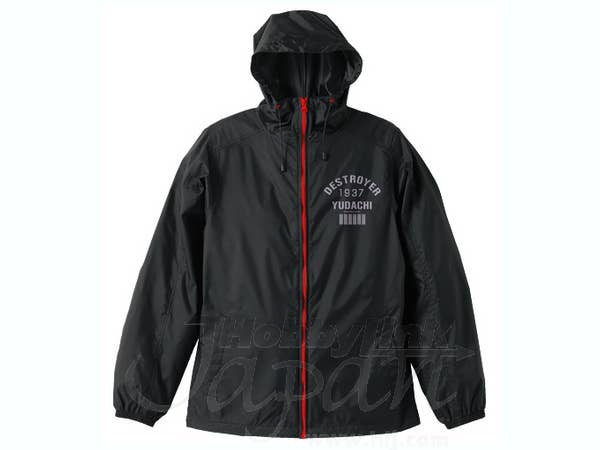 その他 WIND BREAKER Destroyer Yudachi Hooded Wind Breaker Black x Red XL | HLJ.com