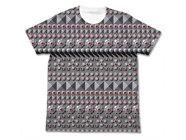 Xevious Ground object Full Graphic T-shirt White M