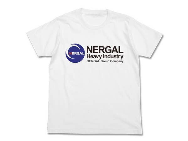 Martian Successor Nadesico Nergal Heavy Industries T-shirt White L