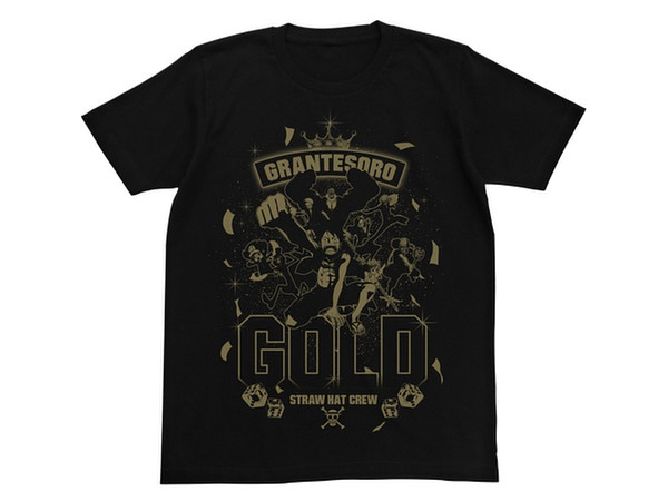 ONE PIECE One Piece Film Gold T-Shirt : Black-S