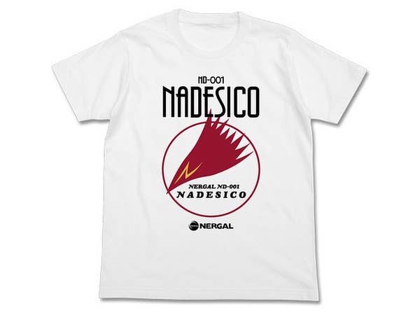 Martian Successor Nadesico: Logo T-Shirt White-L