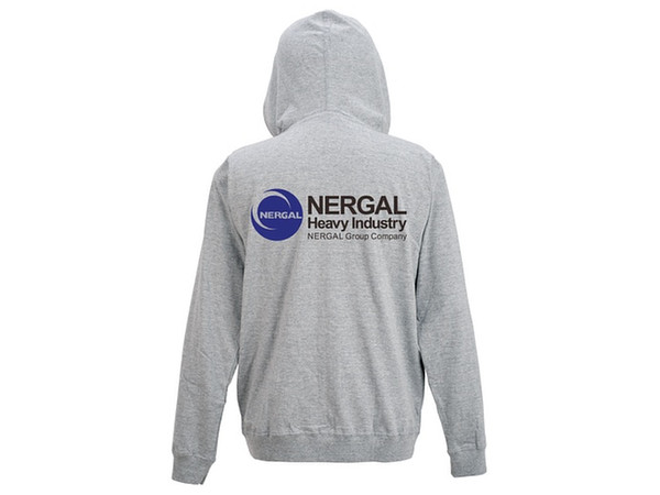 Martian Successor Nadesico: Nergal Heavy Industries Hoodie: Mix Gray-S