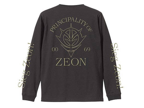Mobile Suit Gundam: Zeon Army Long Sleeve T-Shirt / Sumi-M
