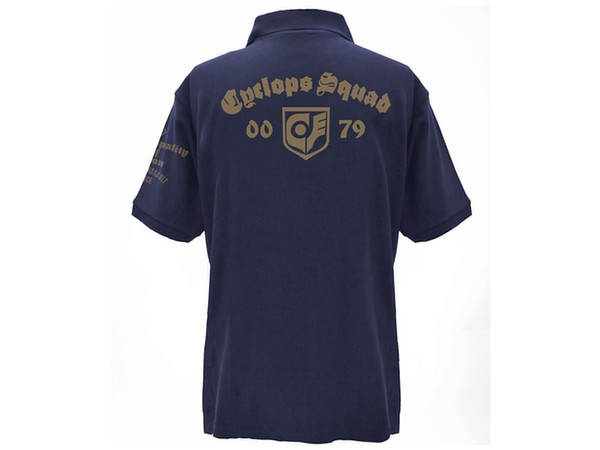 Mobile Suit Gundam 0080: War in the Pocket: Cyclops Team Polo Shirt : Navy-L