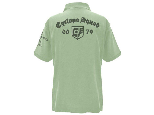 Mobile Suit Gundam 0080: War in the Pocket: Cyclops Team Polo Shirt : Sage Green-L