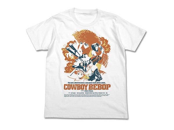 Cowboy Bebop: Cowboy Bebop T-Shirt Poster Art Ver. / White-L
