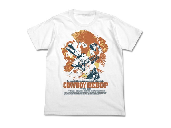 Cowboy Bebop: Cowboy Bebop T-shirt Poster Art Ver. / White - L