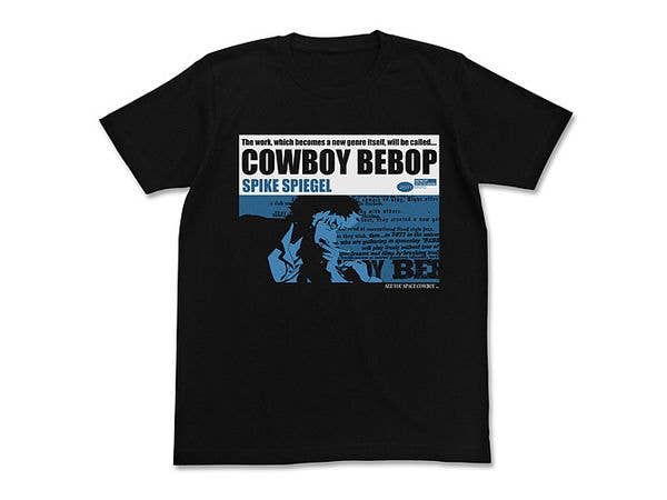 Cowboy Bebop: Spike Spiegel T-Shirt Jacket Ver. / Black-Xl