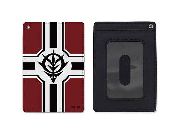 Mobile Suit Gundam: Principality Of Zeon Flag Full Color Pass Case