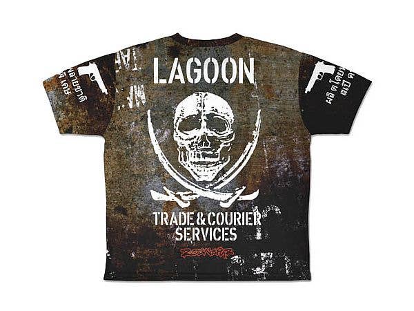 Black Lagoon: Two Handed Revy Double-Sided Full Graphic T-Shirt / Xl