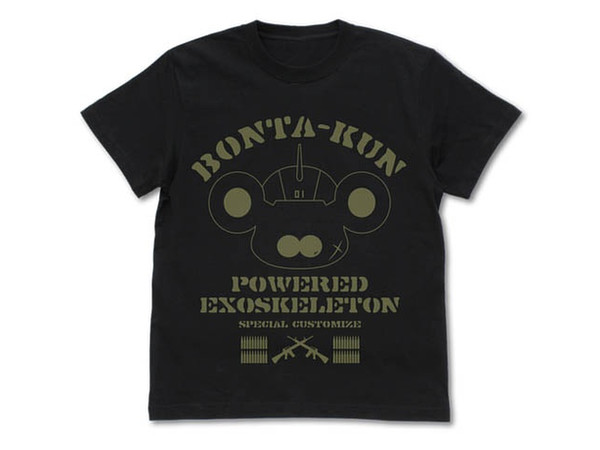 Full Metal Panic? Fumoffu!: Bonta-kun Powered Exoskeleton Special Customize Ver. T-shirt / Black - L