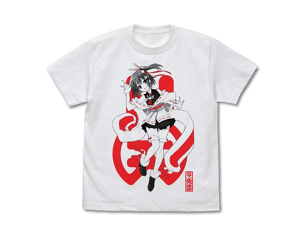 Tenjin Kotone: Tenjin Kotone T-shirt: White - XL