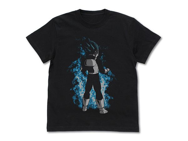 Dragon Ball Super: Super Saiyan Blue Vegeta T-Shirt / Black-Xl