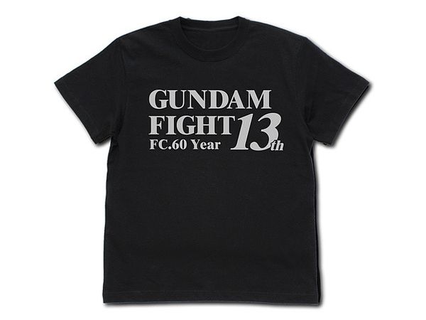 Mobile Fighter G Gundam: 13Th Gundam Fight Commemorative T-Shirt / Black-L