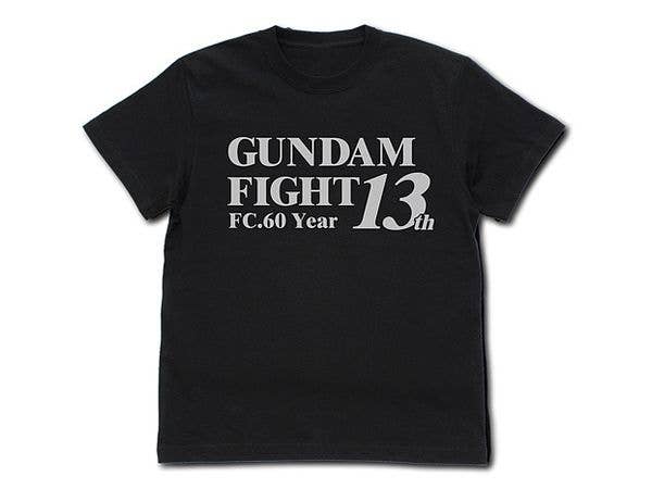 Mobile Fighter G Gundam: 13Th Gundam Fight Commemorative T-Shirt / Black-Xl