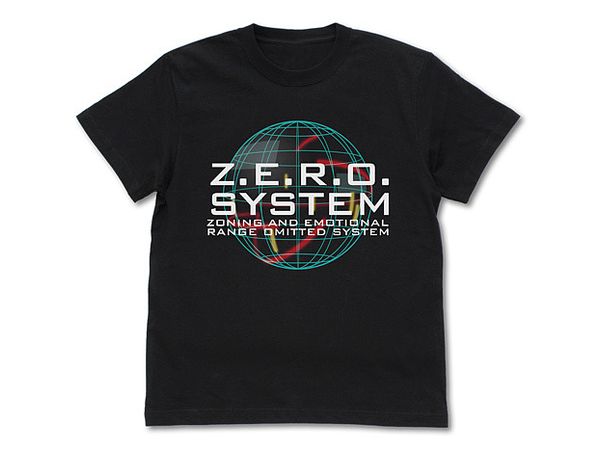 Mobile Report Gundam W: Zero System T-Shirt / Black-XL