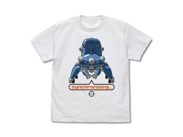 Ghost in the Shell: Stand Alone Complex: Synchronizing with Tachikoma T-shirt: White - S