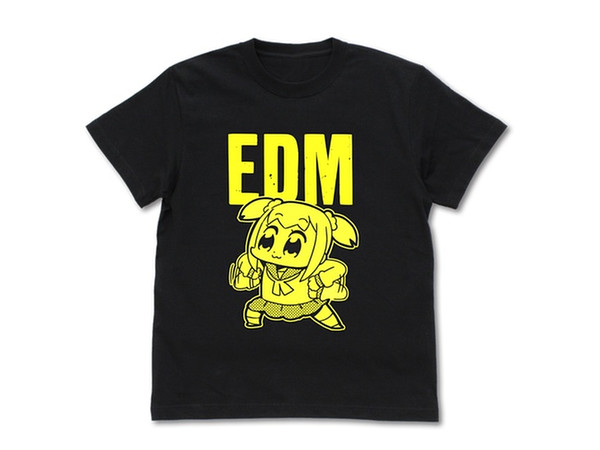 Pop Team Epic: EDM T-shirt Luminous Ver.: Black - M