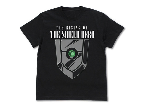 The Rising of the Shield Hero: Small Shield T-shirt: Black - M
