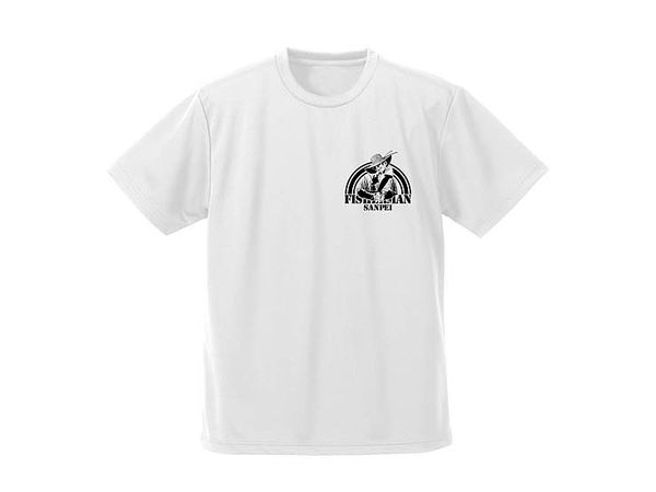 Fisherman Sanpei: Fisherman Sanpei Dry T-shirt: White - S