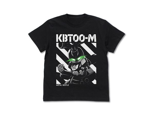Medabots: Metal Beetle (Metabee) T-shirt: Black - L